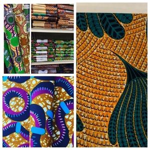 Authentic African/Ankara 6 Piece Fat Quarter Bundles